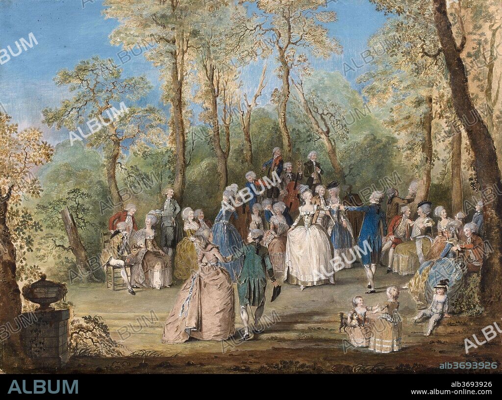 CHARLES-ETIENNE LE GUAY. The bucolic dance.
