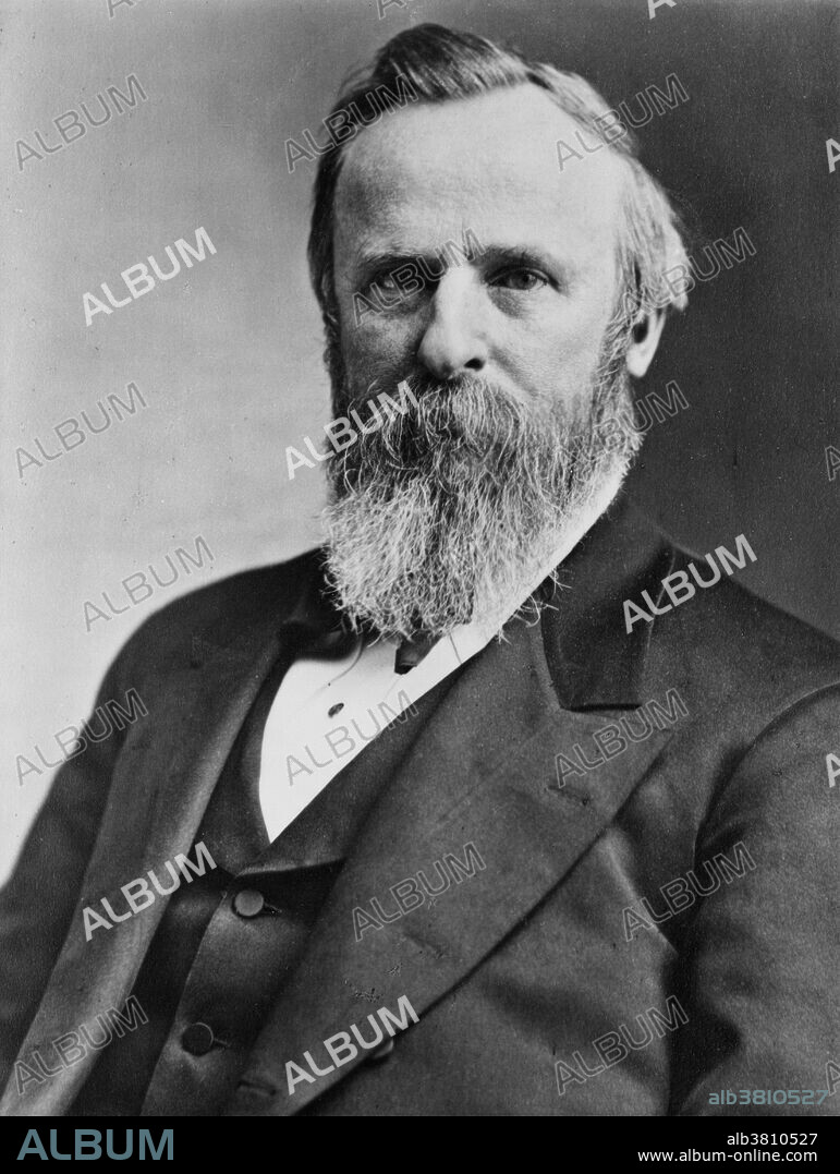 Rutherford Birchard Hayes (October 4, 1822 - January 17, 1893) was the 19th President of the USA (1877-81). When the Civil War began, he left a successful political career to join the Union Army. Wounded five times, he earned a reputation for bravery in combat and was promoted to the rank of major general. After the war, he served in the Congress from 1865-67 as a Republican. Hayes left Congress to run for Governor of Ohio and was elected to two consecutive terms, serving from 1868-72, and again in 1876-77. In 1876, Hayes was elected president in one of the most contentious elections in national history. He lost the popular vote to Democrat Samuel Tilden, but won the electoral college vote after a Congressional commission awarded him twenty disputed electoral votes. As president, he oversaw the end of Reconstruction and restored trust in government. He believed in meritocratic government, equal treatment without regard to race, and improvement through education. He kept his pledge not to run for re-election. He retired to his home in Ohio and became an advocate of social and educational reform. He died of complications of a heart attack in 1893 at the age of 70.