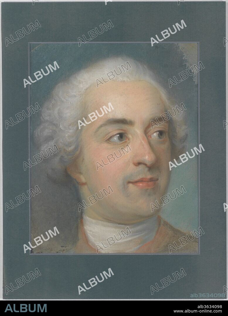 Préparation for a Portrait of Louis XV (1710-1774). Artist: Maurice Quentin de La Tour (French, Saint-Quentin 1704-1788 Saint-Quentin). Dimensions: sheet (original sheet): 12 7/8 x 9 7/16 in. (32.7 x 24 cm). Date: ca.1745.
In the age of Enlightenment when the medium of pastel gained immense popularity, Maurice-Quentin de La Tour was perhaps its most gifted practitioner. He was distinguished from his peers by his ability to capture the inner spirit and intellect of his sitters. To achieve this end he developed a method of preparing his works through preliminary studies of the head, seen from different angles and with different expressions. Described by the French term <i>préparation</i>, these rapid drawings in pastel, often done on blue paper, showcase La Tour's virtuoso talents. 

This pastel study was made as part of the preparatory process for La Tour's first portrait commission of king Louis XV, exhibited in the 1745 Salon. This close study of his head was undoubtedly done from life and makes clear the access and time granted to La Tour. The sense of underlying bone structure, and the tone and texture of the complexion are expertly achieved, but most impressive is La Tour's ability to convey the quality of mind behind the young king's eyes, projecting an animated and engaged intellect.
Perrin Stein, May 2014.