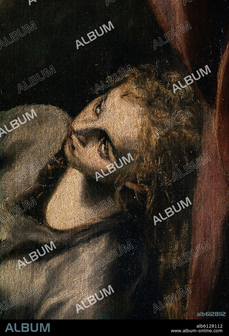 EL GRECO. 'The Crucifixion' (detail), 1597-1600, Spanish School, Oil on canvas, P00823.