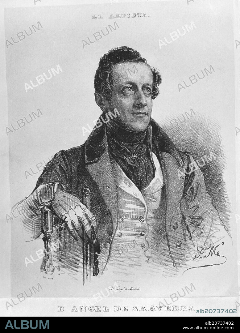 ANGEL SAAVEDRA Y RAMIREZ DE BOQUEDANO- DUQUE DE RIVAS.