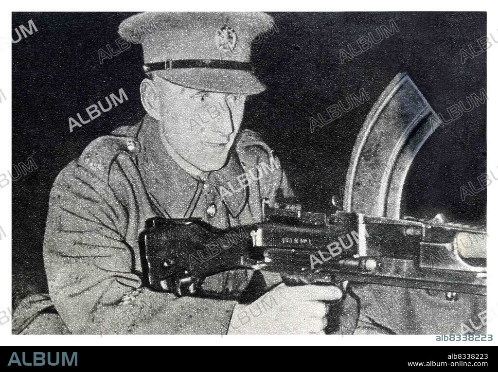 A Bren gunner during World War II. The Bren gun was a series of light machine guns (LMG) made by Britain in the 1930s and used in various roles until 1992.