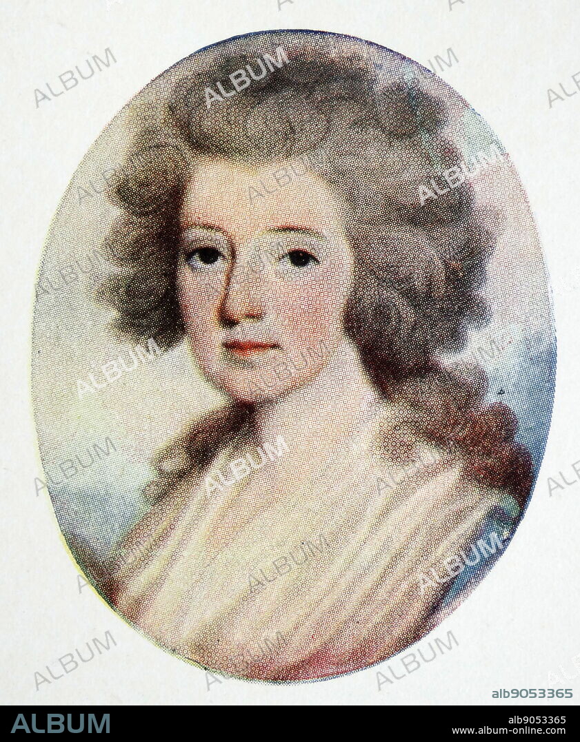 HRH Princess Charlotte of Wales (1796-1817). Princess Charlotte Augusta of Wales was the only child of George, Prince of Wales and Caroline of Brunswick. By Richard Cosway (1742-1821) a leading English portrait painter of the Regency era, noted for his miniatures.