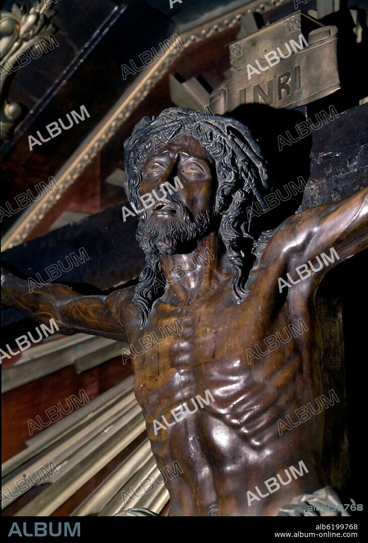 ALONSO DE MENA. DETALLE DEL CRISTO DEL DESAMPARO - SIGLO XVII - BARROCO ESPAÑOL.