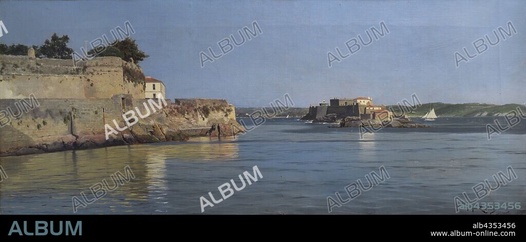Juan Martínez Abades (1862-1920). Pintor español. Puerto de A Coruña, 1896. Museo de Bellas Artes. La Coruña. Galicia. España.