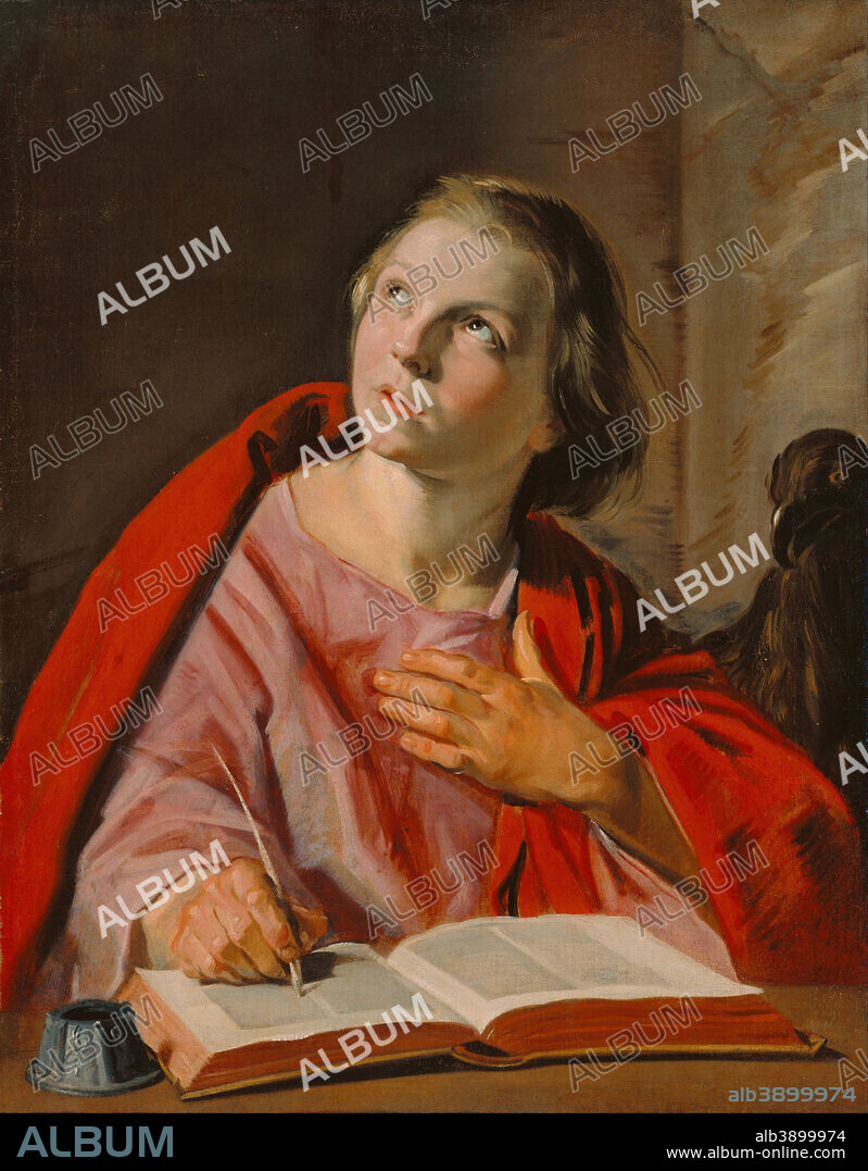 FRANS HALS. Saint John the Evangelist. Date/Period: Between ca. 1625 and ca. 1628. Painting. Oil on canvas. Height: 700 mm (27.55 in); Width: 550 mm (21.65 in).