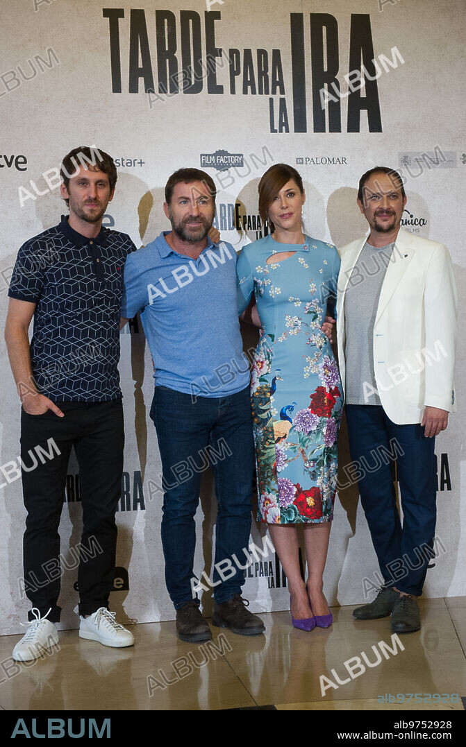 Madrid, 06/09/2016. Photocall en el cine Palafox, de la película «Tarde para la ira». En la imagen, Raúl Arévalo, Antonio de la Torre, Ruth Díaz y Luis Callejo. Foto: De San Bernardo ARCHDC.