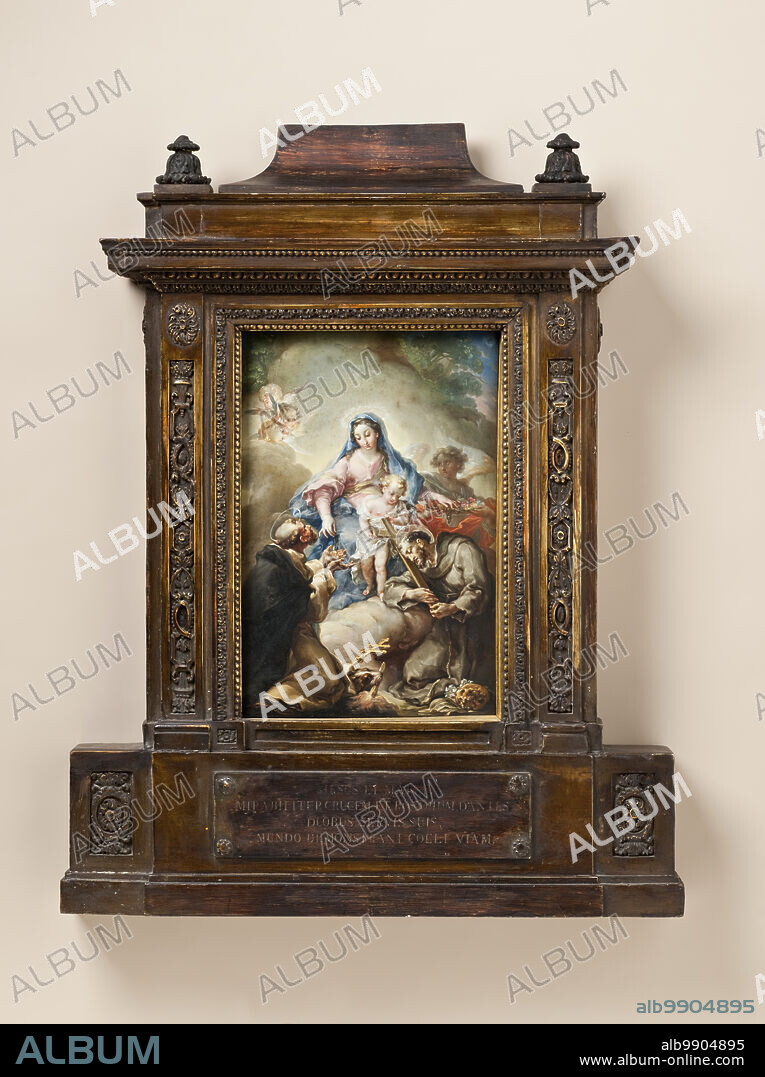 VICENTE LOPEZ Y PORTANA. Virgin with St. Francis and St. Dominic, c1790.