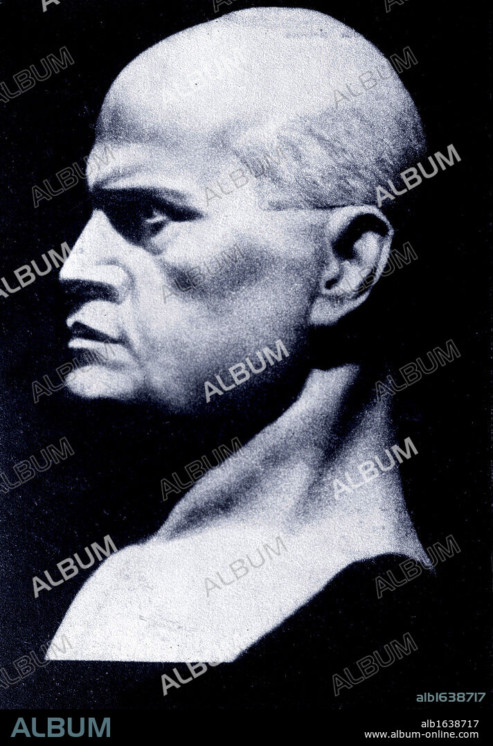 Benito Mussolini,(29 July 1883 - 28 April 1945)Italian politician who led the National Fascist Party Prime Minister of Italy in 1922 and began using the title Il Duce by 1925. After 1936, his official title was His Excellency Benito Mussolini, Head of Government, Duce of Fascism, and Founder of the Empire.