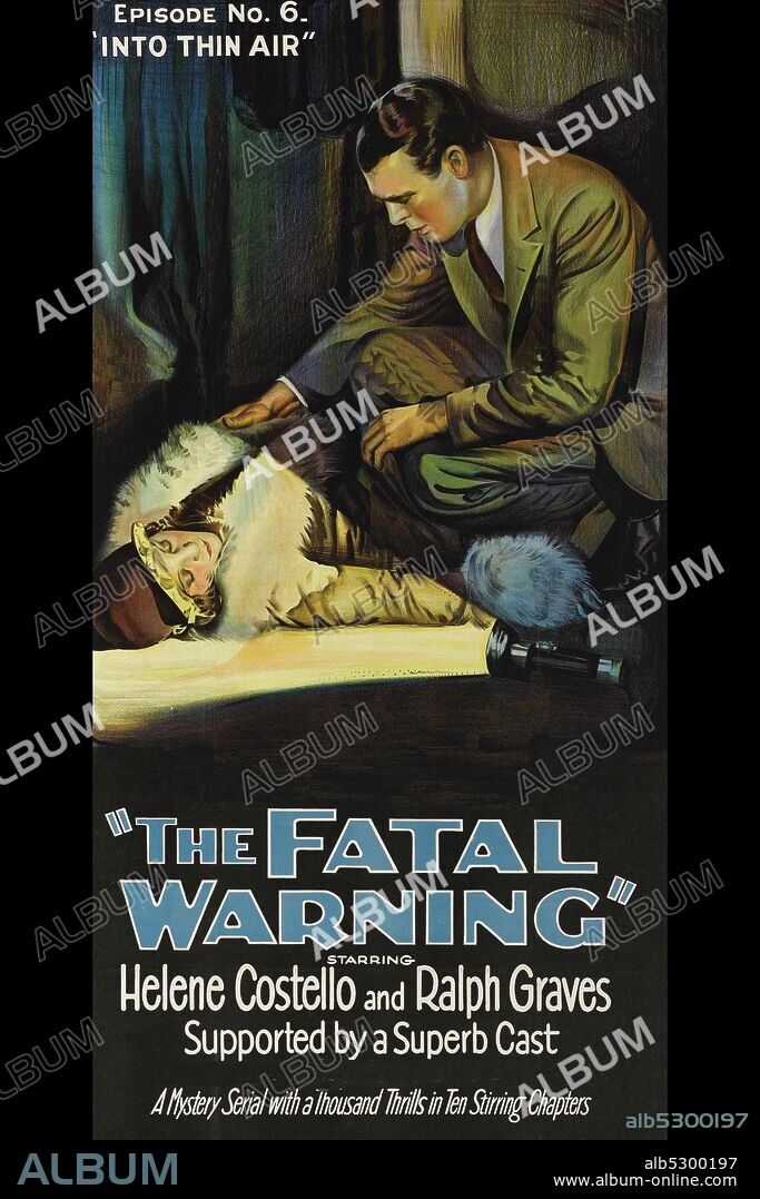 Man Looks over a Fallen woman.  The Fatal Warning is a 1929 mystery silent film serial directed by Richard Thorpe..