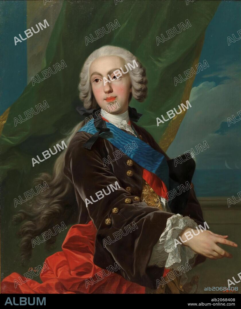 LOUIS-MICHEL VAN LOO. Louis Michel van Loo / 'The Infante Philip of Bourbon, Duke of Parma', 1739-1742, French School, Oil on canvas, 90 cm x 73 cm, P02282.