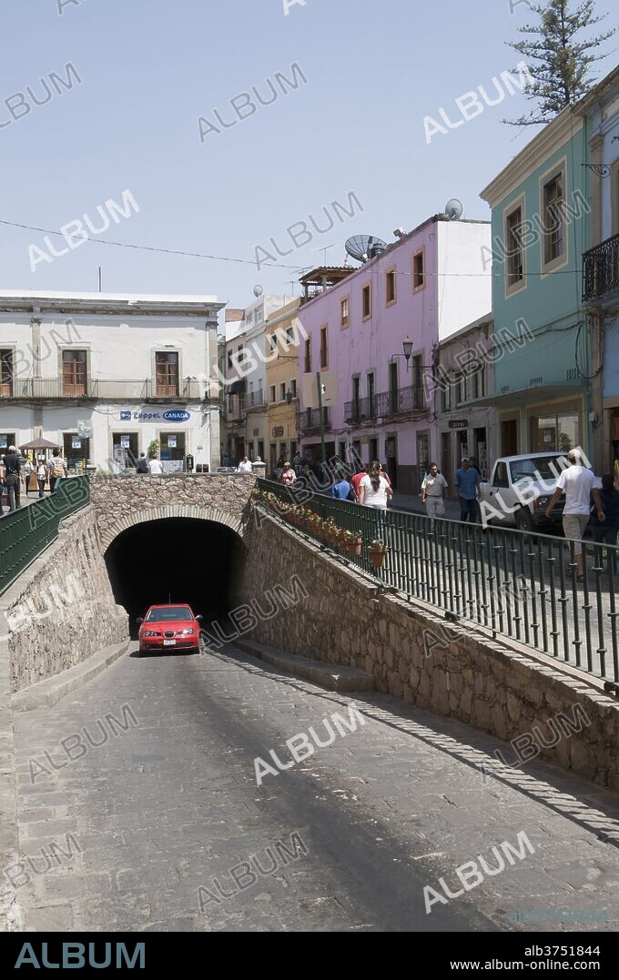 Famous tunnels of Guanajuato, a UNESCO World Heritage Site, Guanajuato, Guanajuato State, Mexico, North America.