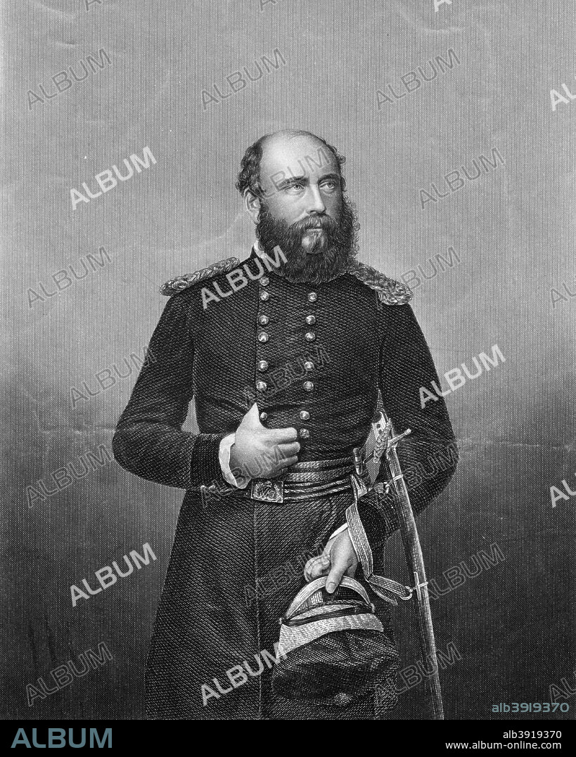 Prince George, Duke of Cambridge, chief of the British Army, 19th century. A cousin of Queen Victoria, the Duke of Cambridge (1819-1904) commanded a division in the Crimean War of 1853-1856 and was present at Alma and Inkerman. Promoted to the rank of Field Marshal in 1862, he became Commander-in-Chief of the British army in 1887.