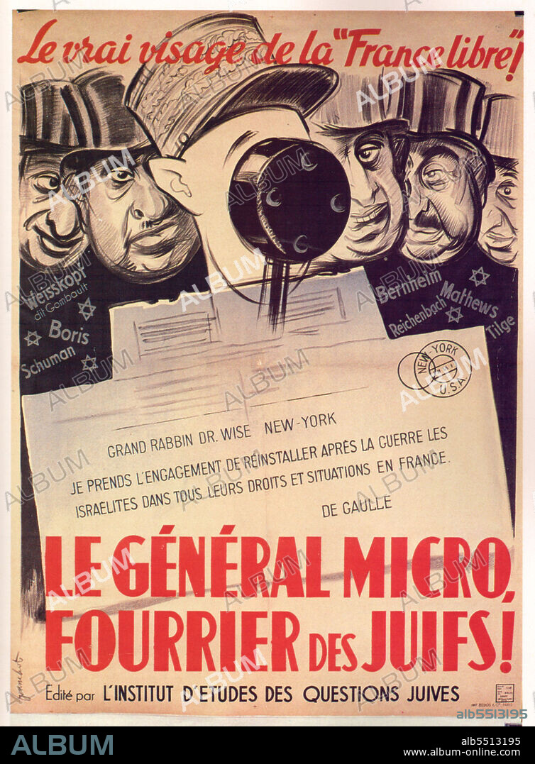 FRANCHOT. Le Général micro, fourrier des juifs.
