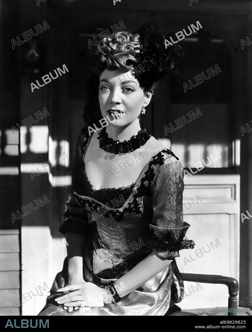 MARIE WINDSOR in OUTLAW WOMEN, 1952, directed by SAM NEWFIELD. Copyright LIPPERT PICTURES.