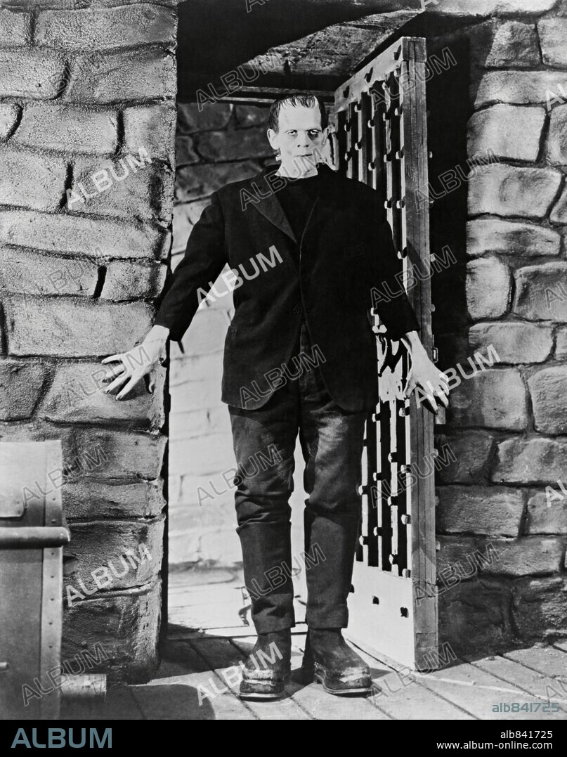 BORIS KARLOFF dans FRANKENSTEIN, 1931, réalisé par JAMES WHALE. Copyright UNIVERSAL PICTURES.