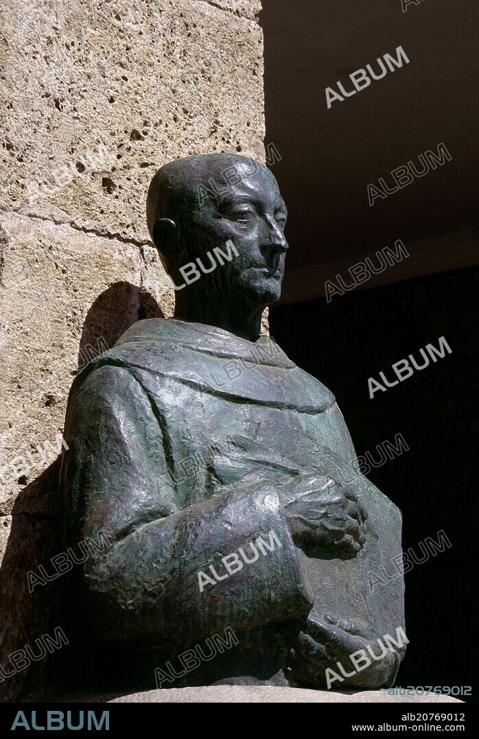 BUSTO DE GONZALO DE BERCEO (1196/1264) - PRIMER POETA CASTELLANO CONOCIDO.