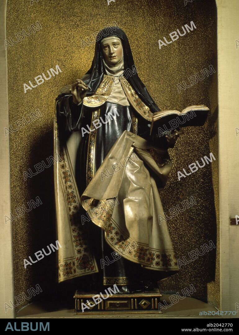 GREGORIO FERNÁNDEZ. Saint Teresa of Avila, sculpture.