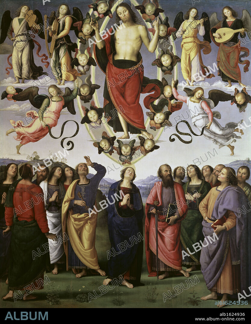 The Ascension of Christ   c. 1495-98   Pietro Perugino (c. 1450-1523/Italian)   Musee des Beaux-Arts, Lyon, France.