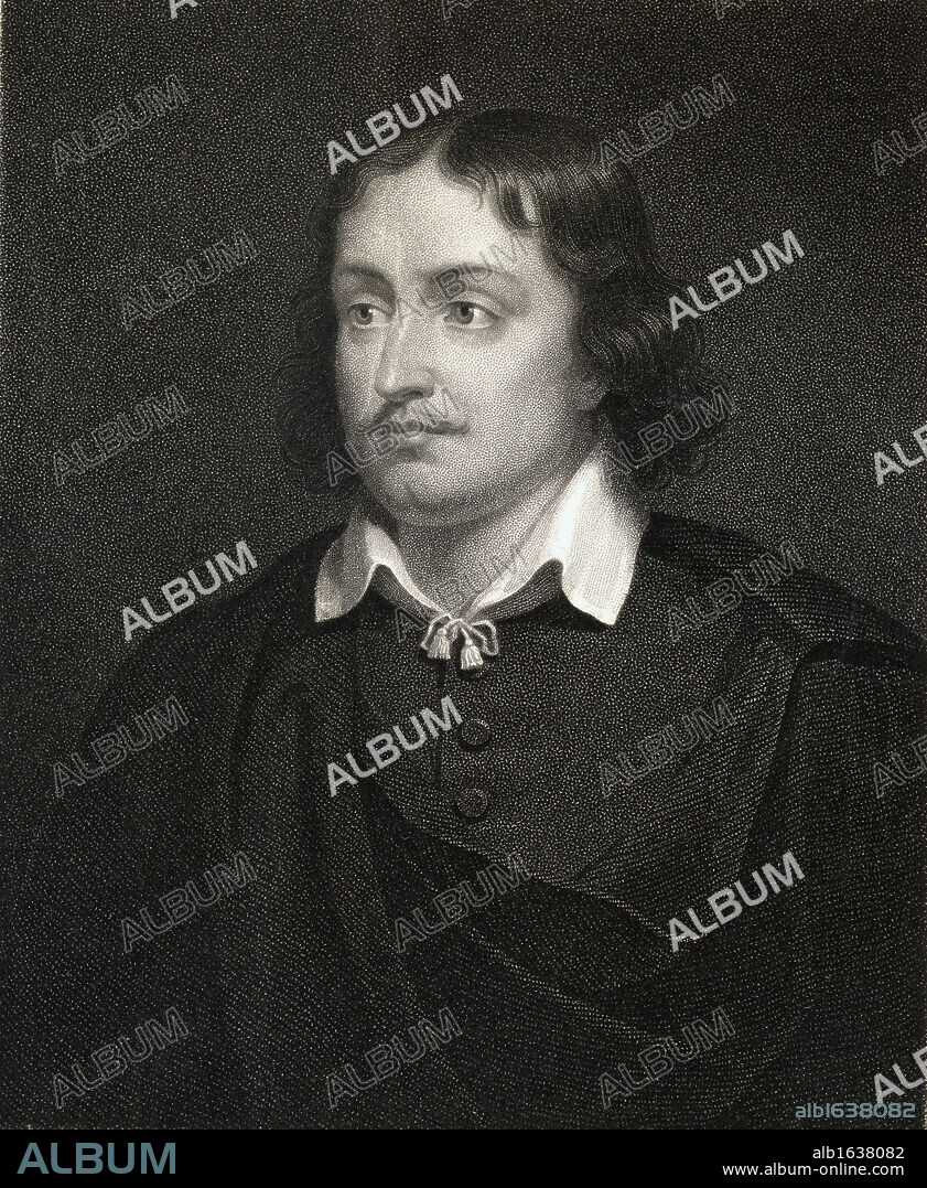 Claude Lorraine, aka Claude Gelee or Le Lorrain, 1600-1682. 17th century French classical landscape painter. From the book 'Gallery of Portraits' published London 1833.