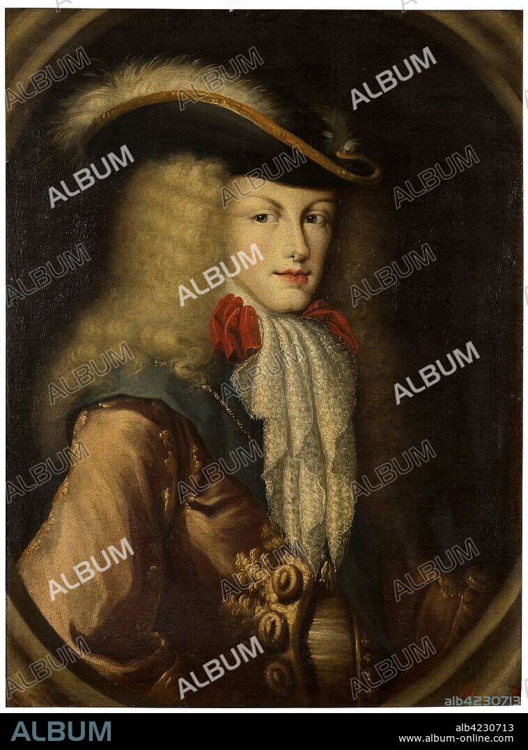 MIGUEL JACINTO MELÉNDEZ. Miguel Jacinto Meléndez / 'Felipe V'. Siglo XVIII. Óleo sobre lienzo, 83 x 61,5 cm.
