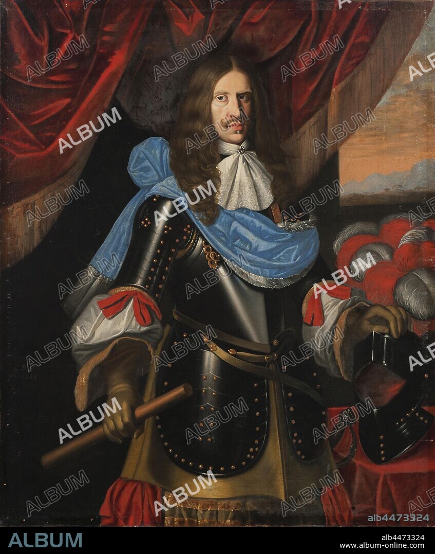 Salomon Duarte, Louis VI, 1630-78, country count of Hessen-Darmstadt, 1665, oil on canvas, Height, 146 cm (57.4 inches), Width, 124 cm (48.8 inches), Signed, S. Duarte // fec.
