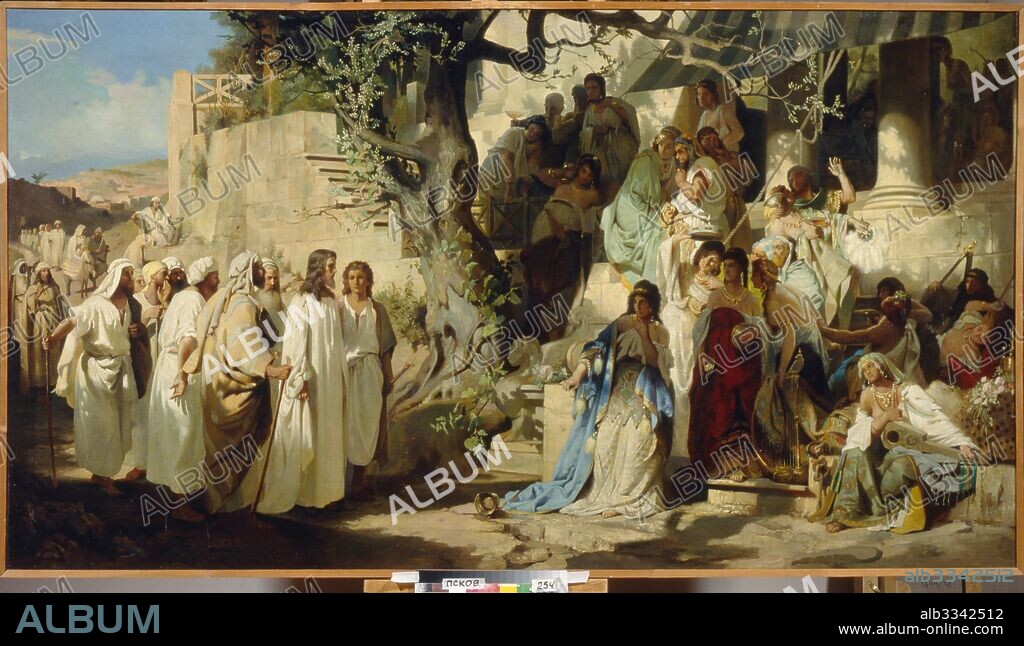 HENRYK SIEMIRADZKI. Christ and the Woman Taken in Adultery.