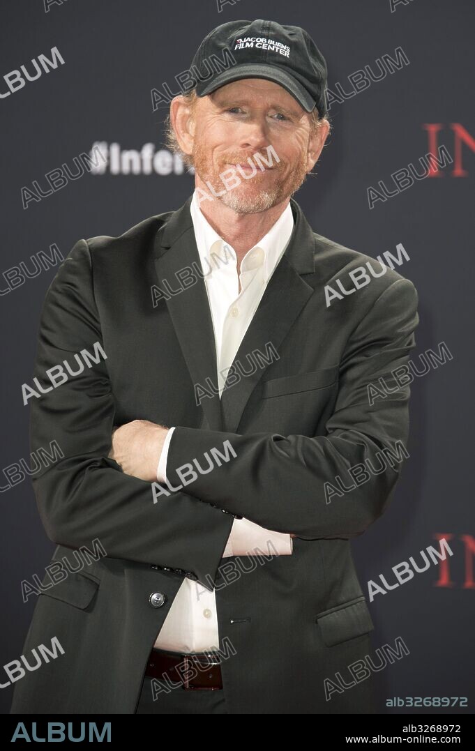 October 10, 2016 - Berlin, Berlin, Deutschland - Ron Howard attends the 'Inferno' premiere at CineStar Sony Center on October 10,2016 in Berlin, Germany. 10/10/2016