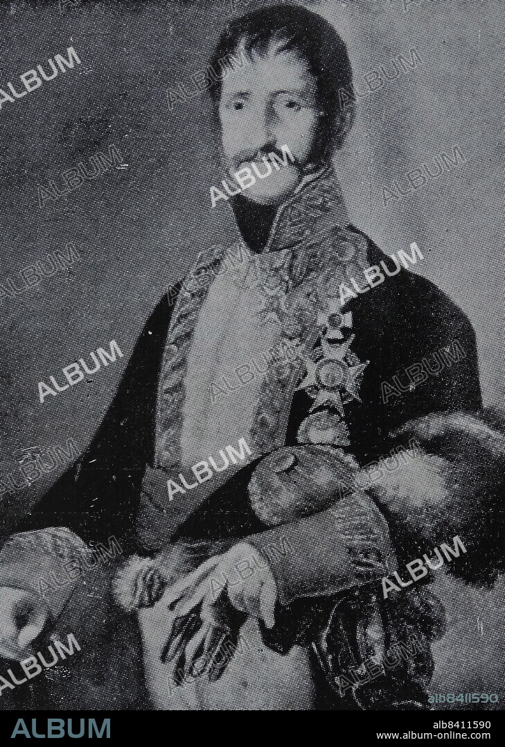 Don Carlos Maria Isidro Benito de Borbon (29 March 1788 - 10 March 1855) was an Infante of Spain and the second surviving son of King Charles IV of Spain and of his wife, Maria Luisa of Parma. As Charles V, he was the first of the Carlist claimants to the throne of Spain.