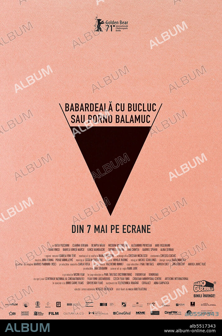 Poster de UN POLVO DESAFORTUNADO O PORNO LOCO, 2021 (BABARDEALA CU BUCLUCSAU PORNO BALAMUC), dirigida por RADU JUDE. Copyright Bord Cadre Films / Sovereign Films.