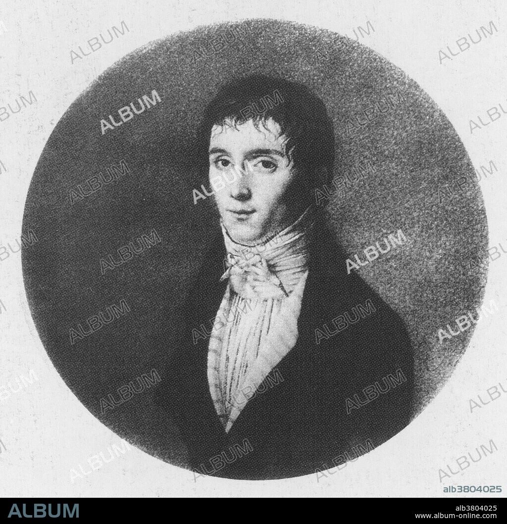 French physicist and inventor Joseph Nicephore Niepce (March 7, 1765 - July 5, 1883). Along with Louis Daguerre, Niepce is credited with the invention of photography. He was the first person to produce a photograph that did not fade.