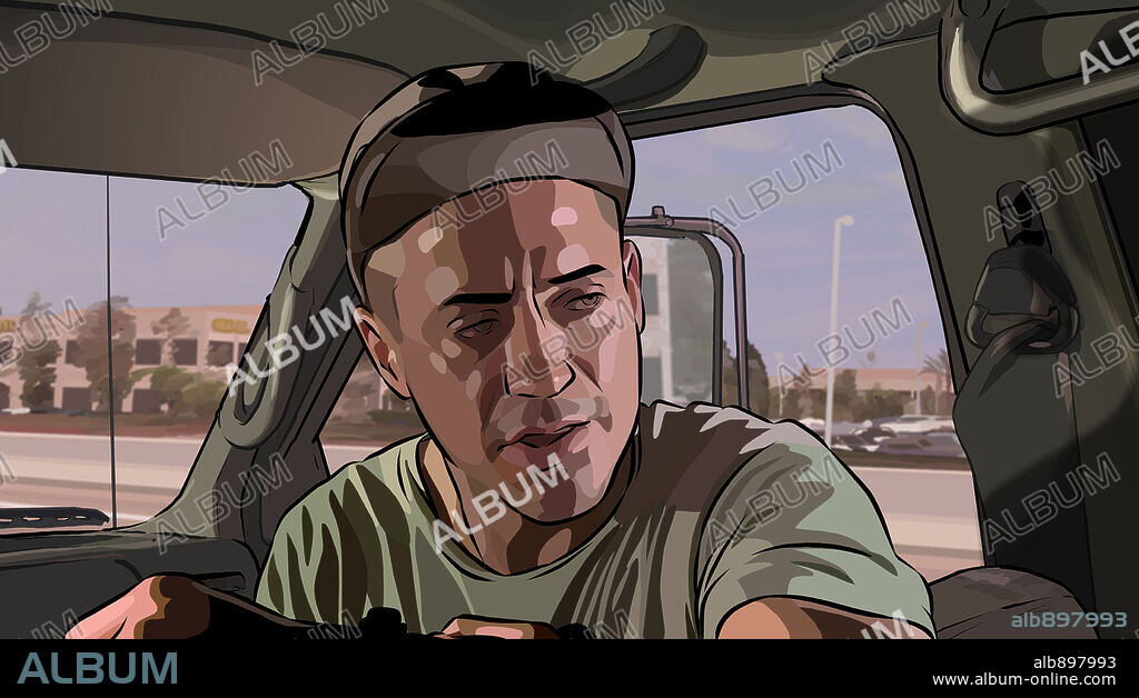 UNA MIRADA A LA OSCURIDAD, 2006 (A SCANNER DARKLY), dirigida por RICHARD LINKLATER. Copyright WARNER INDEPENDENT PICTURES.