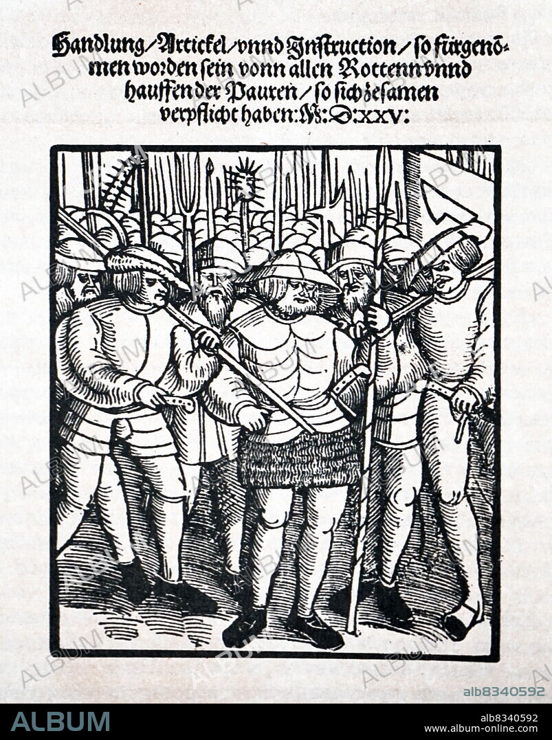 The Twelve Articles (German: Zwolf Artikel) were part of the peasants' demands of the Swabian League during the German Peasants' War of 1525. They are considered the first draft of human rights and civil liberties in continental Europe after the Roman Empire. The gatherings in the process of drafting them are considered to be the first constituent assembly on German soil.