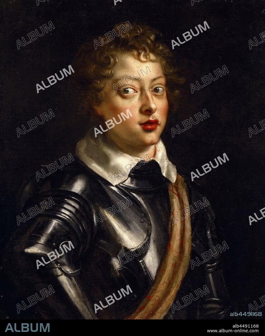 PIETER PAUL RUBENS. Portrait of Vincenzo II Gonzaga (1594-1627), Duke of Mantua.