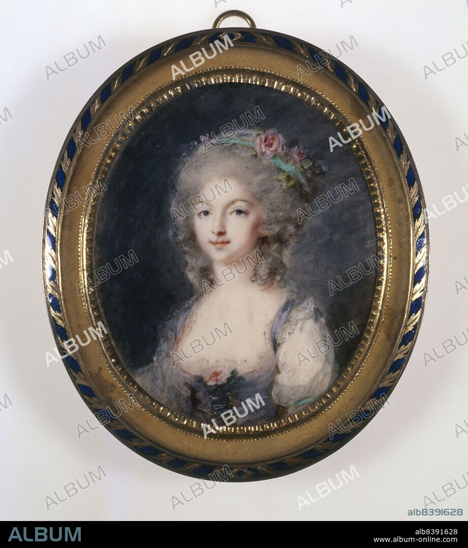 PETER ADOLF HALL. Portrait of Lucie Hall, c1788.