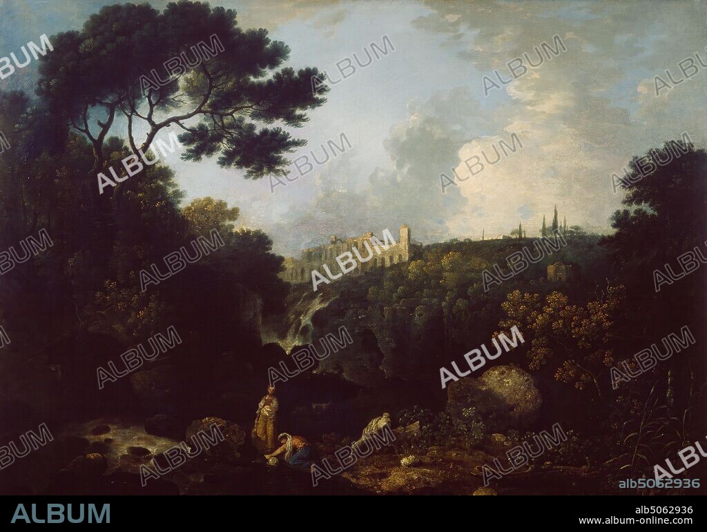 Tivoli, The Villa Of Maecenas, 1767 By Richard Wilson, Landscape, Oil Painting, Italy, Romanticism.