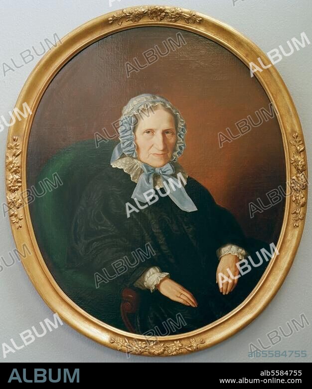 Re: Heine, Heinrich German poet and essayist, Düsseldorf 13.12.1797 - Paris 17.2.1856. Heine's mother Betty (or Peira), born van Geldern (born 27.11.1771). Painting, c. 1840, by Isidor Popper. (1816-1884). Oil on canvas, 98 × 82 cm. Düsseldorf, Heinrich-Heine-Institut.