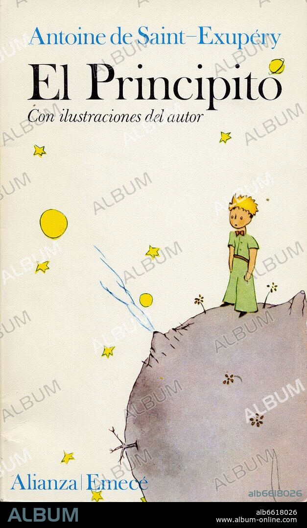 ANTOINE DE SAINT-EXUPEY. PORTADA DE EL PRINCIPITO - SIGLO XX.