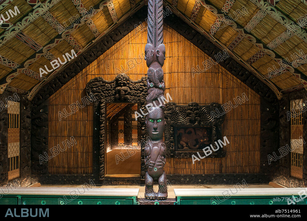 Hamburg, Museum fuer Voelkerkunde Hamburg, Das Haus der RAURU, Maori, Neuseeland.