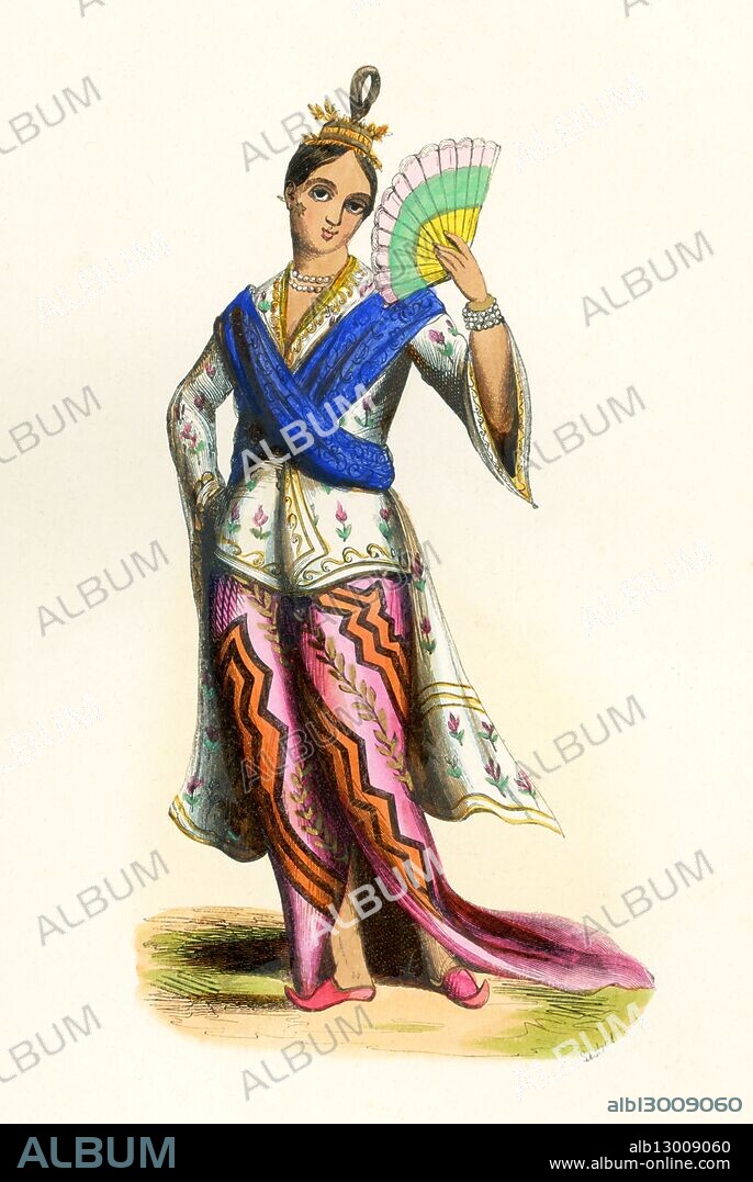 This 1840s illustration shows a noble from Burma, present-day Myanmar. Myanmar (formerly Burma) is a Southeast Asian nation of more than 100 ethnic groups, bordering India, Bangladesh, China, Laos and Thailand.