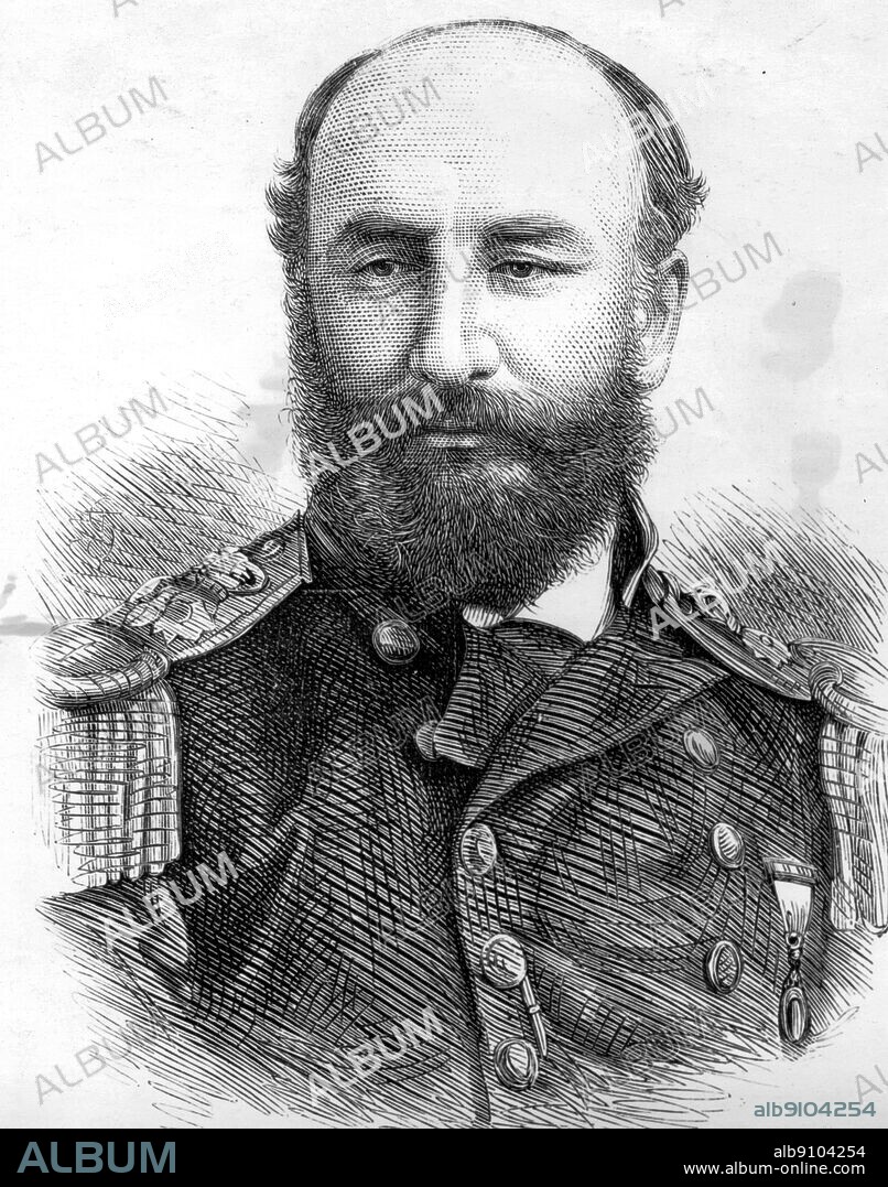 The Arctic Expedition Officer, Captain George Strong Nares, HMS Alert commander of the expedition.
