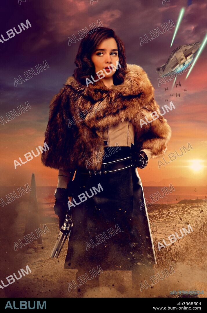 EMILIA CLARKE in SOLO: A STAR WARS STORY, 2018, directed by RON HOWARD. Copyright Lucasfilm/Walt Disney Productions.
