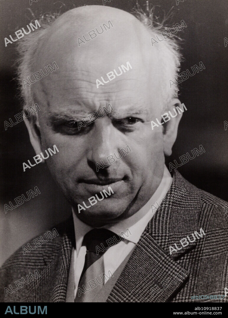 German cabaret artist, author and actor Werner Finck, Germany around 1964.