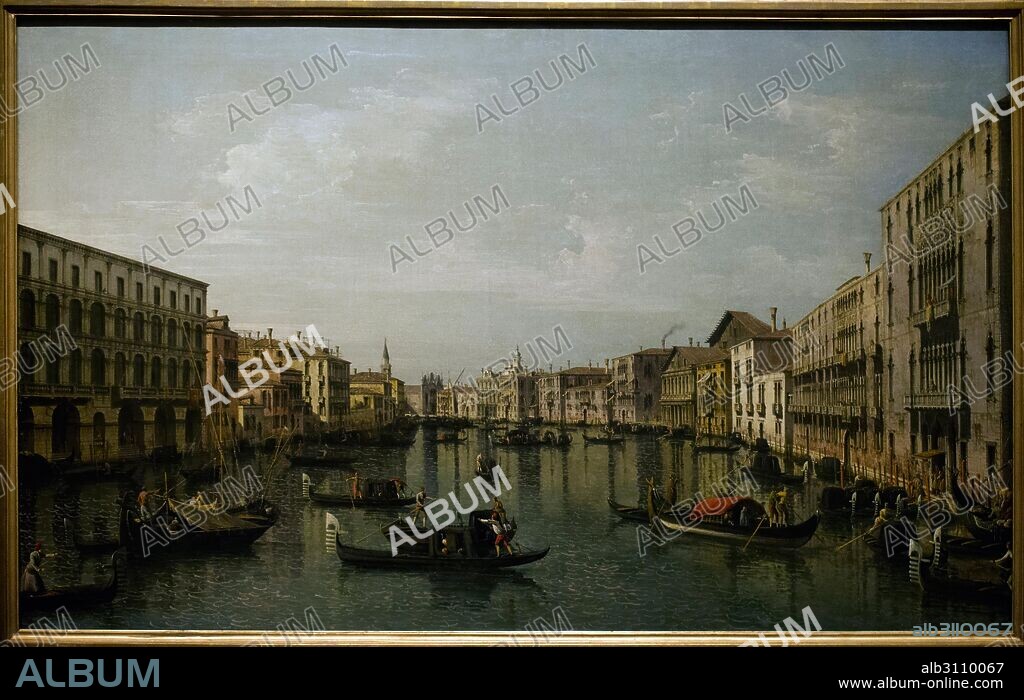 Bernardo Bellotto 1721-1780 . Italian painter. View of Grand