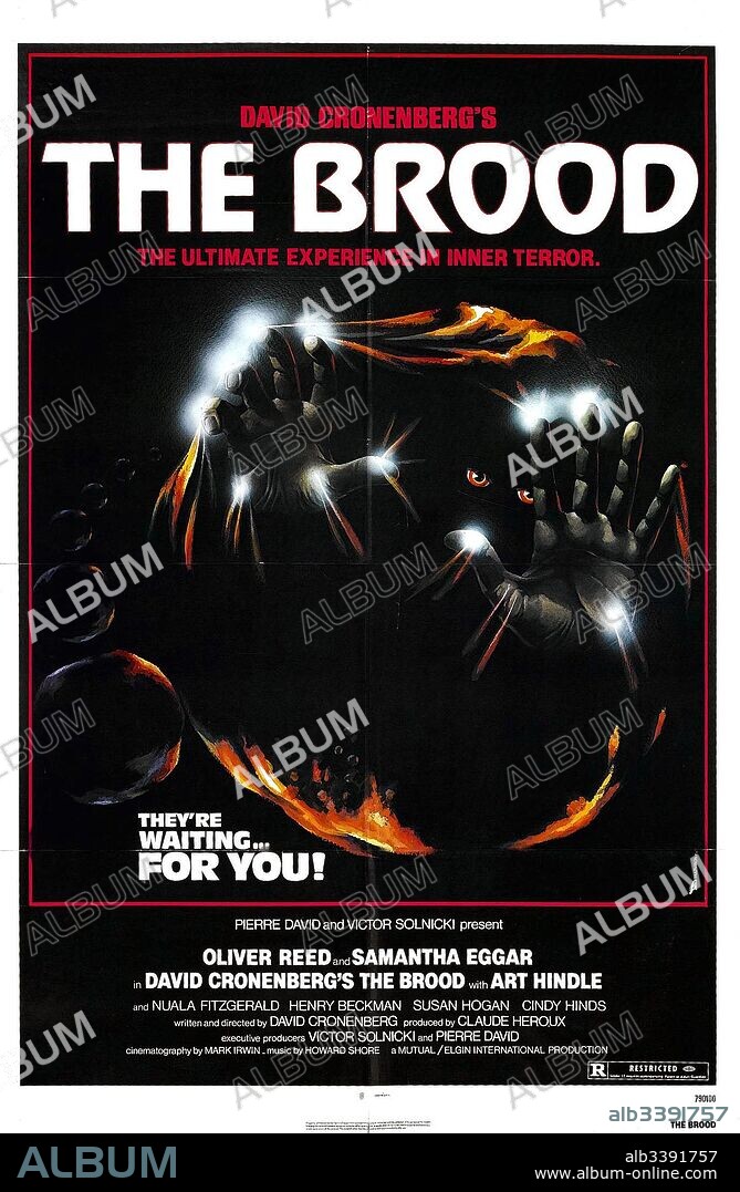 Poster de CROMOSOMA 3, 1979 (THE BROOD), dirigida por DAVID CRONENBERG. Copyright NEW WORLD INTERNATIONAL.