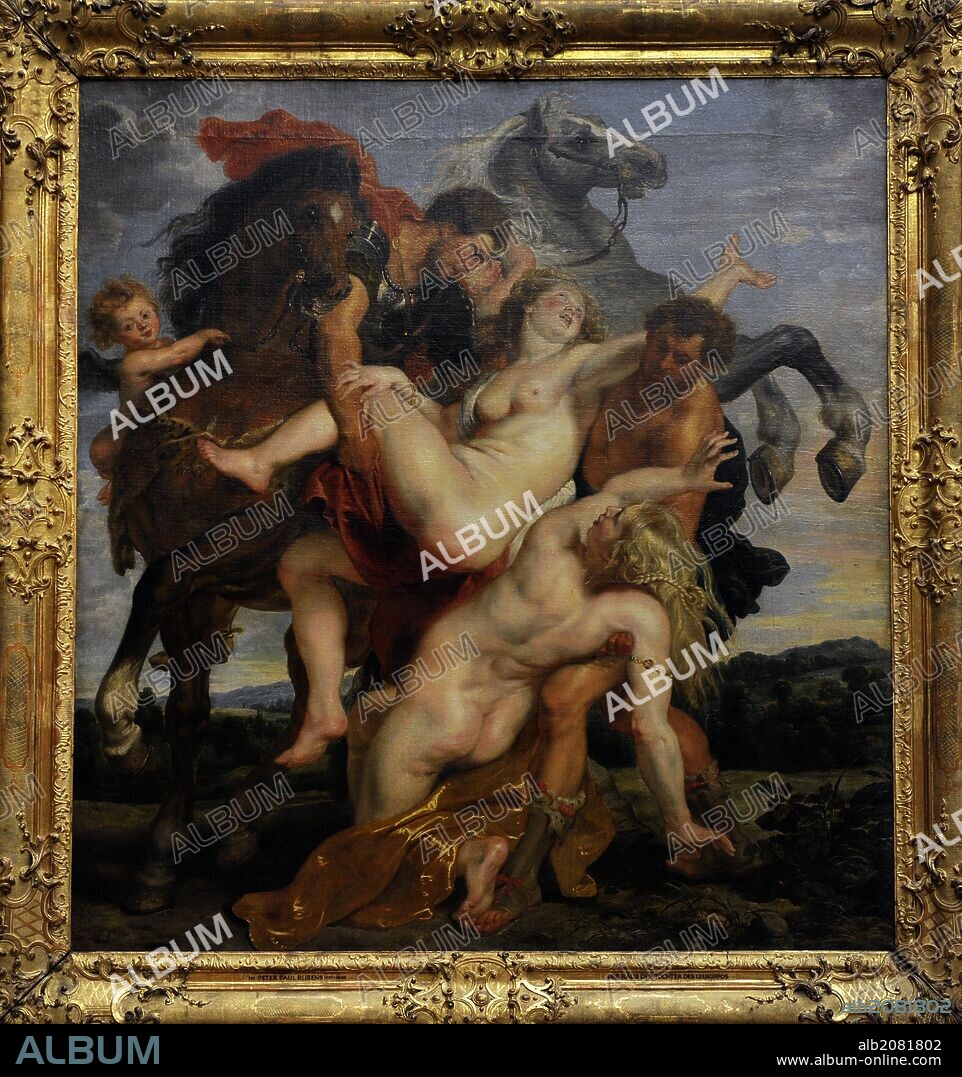 Peter Paul Rubens (1577-1640). Flemish painter. Rape of the Daughters of Leucippus, 1616. Alte Pinakothek. Munich. Germany.