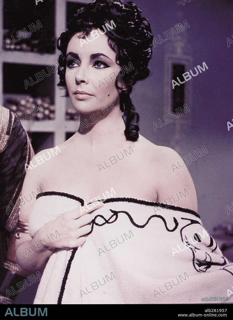 ELIZABETH TAYLOR in CLEOPATRA, 1963, unter der Regie von JOSEPH L. MANKIEWICZ. Copyright 20TH CENTURY FOX.