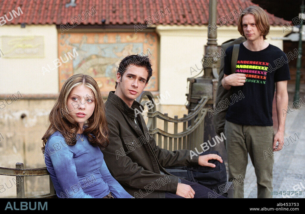 JACOB PITTS, MICHELLE TRACHTENBERG and SCOTT MECHLOWICZ in EUROTRIP, 2004, directed by JEFF SCHAFFER. Copyright TM & DREAMWORKS / VAVRA, ZDENEK.
