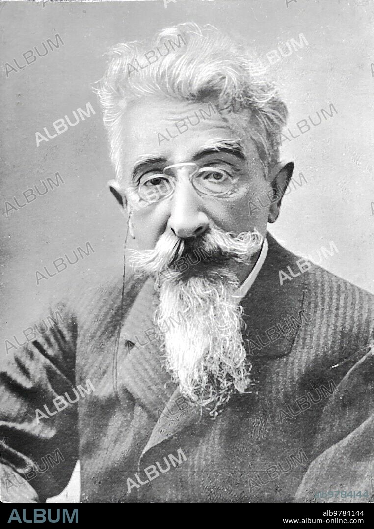 Portrait of José María de Pereda dated around 1900.