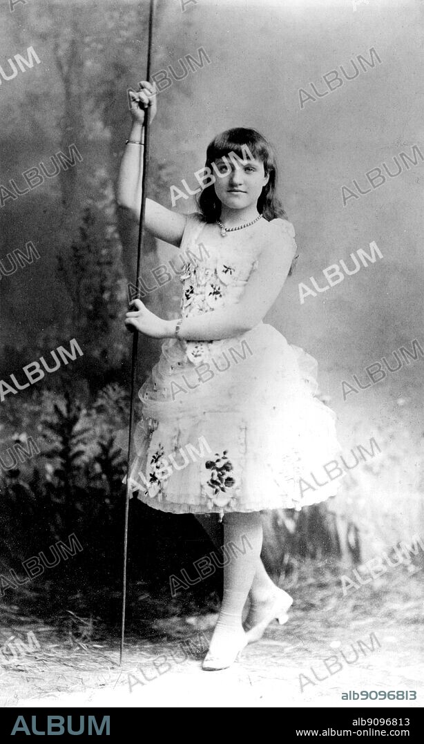 Marion Estelle Edison, circa 1883. US scientist and inventor, Thomas Edison's daughter by his first marriage to Mary Edison.
